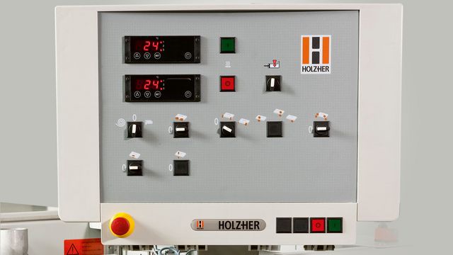 Auf den Punkt gebracht: die HOLZ-HER Steuerung Mit der übersichtlichen Steuerung ist Ihre HOLZ-HER Kantenanleimmaschine einfach und schnell zu bedienen