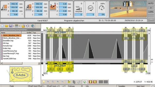 Erstellt das CNC-Bearbeitungsprogramm automatisch per Knopfdruck Erstellt das CNC-Bearbeitungsprogramm automatisch per Knopfdruck