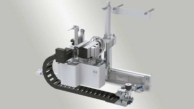 Eckkopieraggregat zum Eckenbearbeiten bis 3 mm Kantenstärke