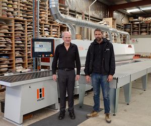 Kunde Walls Bros HOLZHER Australien mit Kantenanleimmaschinen ACCURA und SPRINT